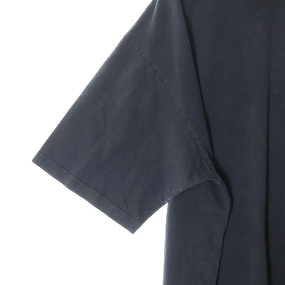 BALENCIAGA(バレンシアガ) バッグラメプリント ラージフィット クルーネック半袖Tシャツカットソー ブラック 641675 TNVU3