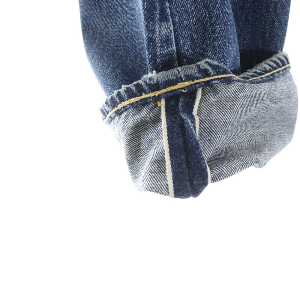 Levi's(リーバイス) 60S VINTAGE 501 BIGE 前期 ボタン裏刻印6 平行ステッチ 不均等V ボタンフライデニムパンツ インディゴ