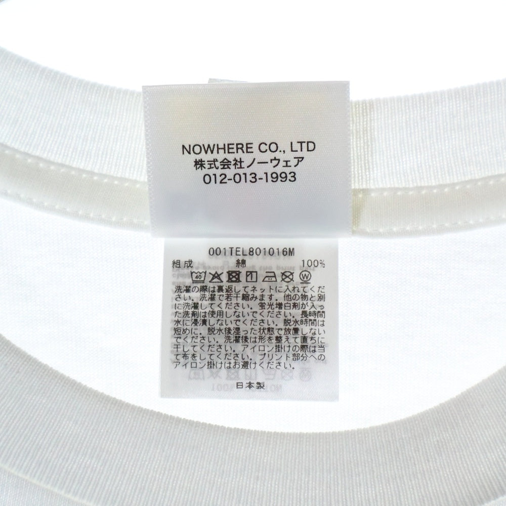 A BATHING APE(アベイシングエイプ) COLOR CAMO COLLEGE TEE カラーカモ クルーネック半袖Tシャツカットソー ホワイト/ネイビー 001TEL801016M