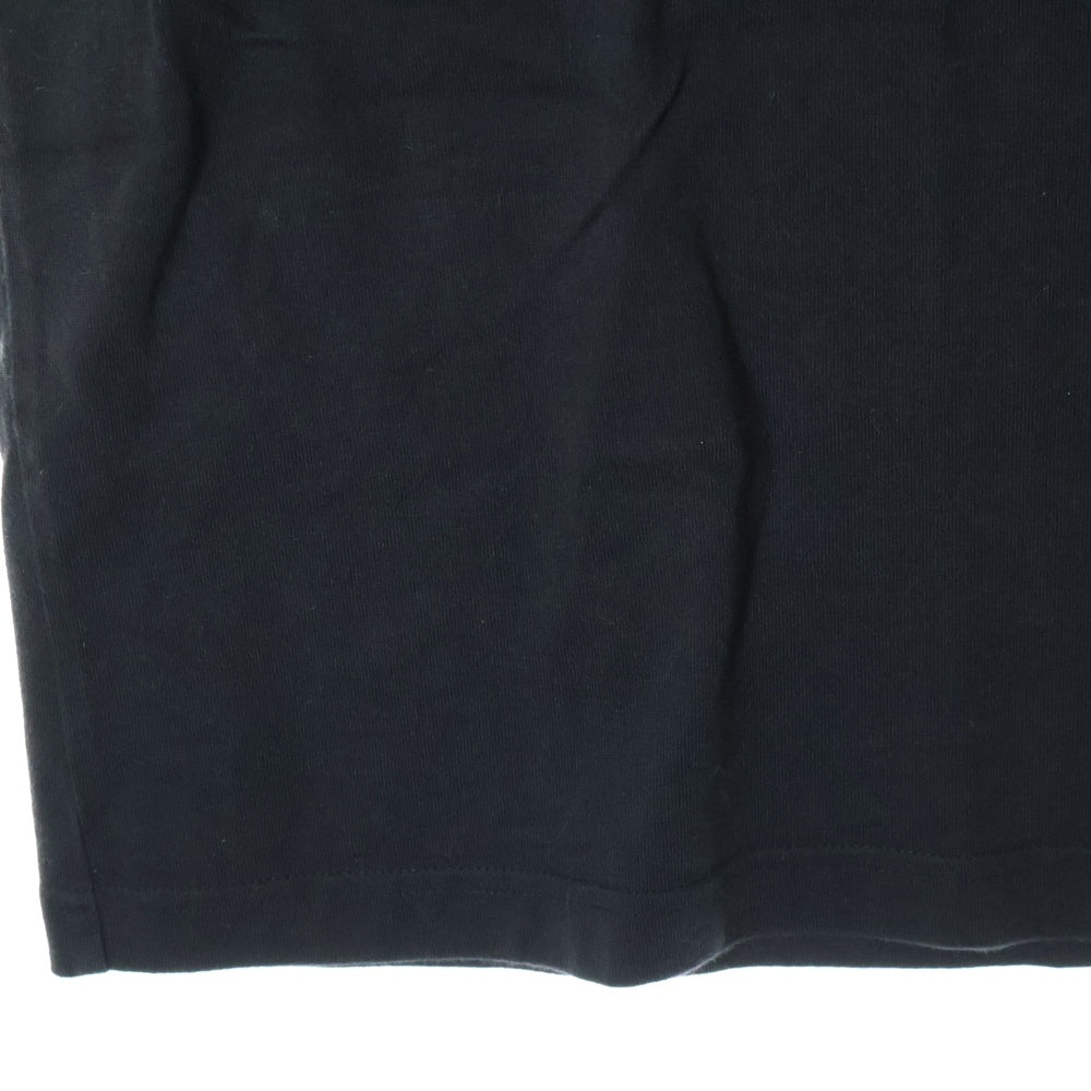 BALENCIAGA(バレンシアガ) 23AW レイヤードスポーツロゴ クルーネック半袖Tシャツカットソー ブラック 739028 TPVF2