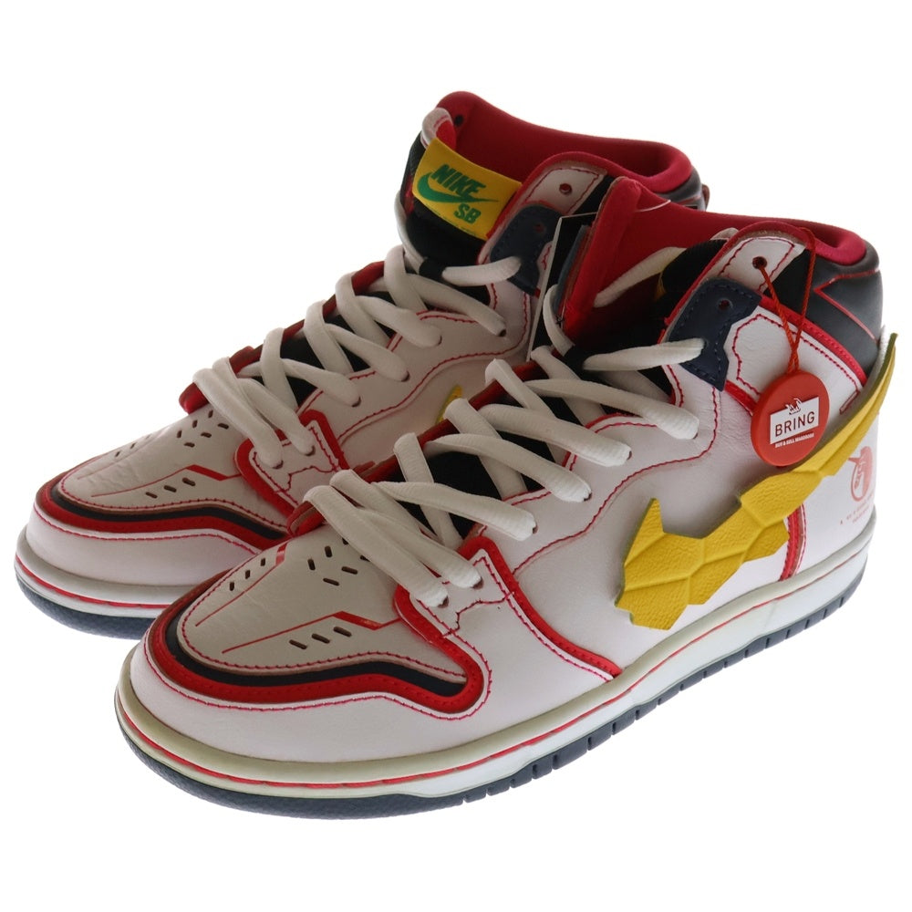 NIKE(ナイキ) ×GUNDAM UNICORN DUNK HIGH PRO QS UNICORN ガンダムユニコーン ダンク ハイカットスニーカー ホワイト US7.5/25.5cm DH7717-100