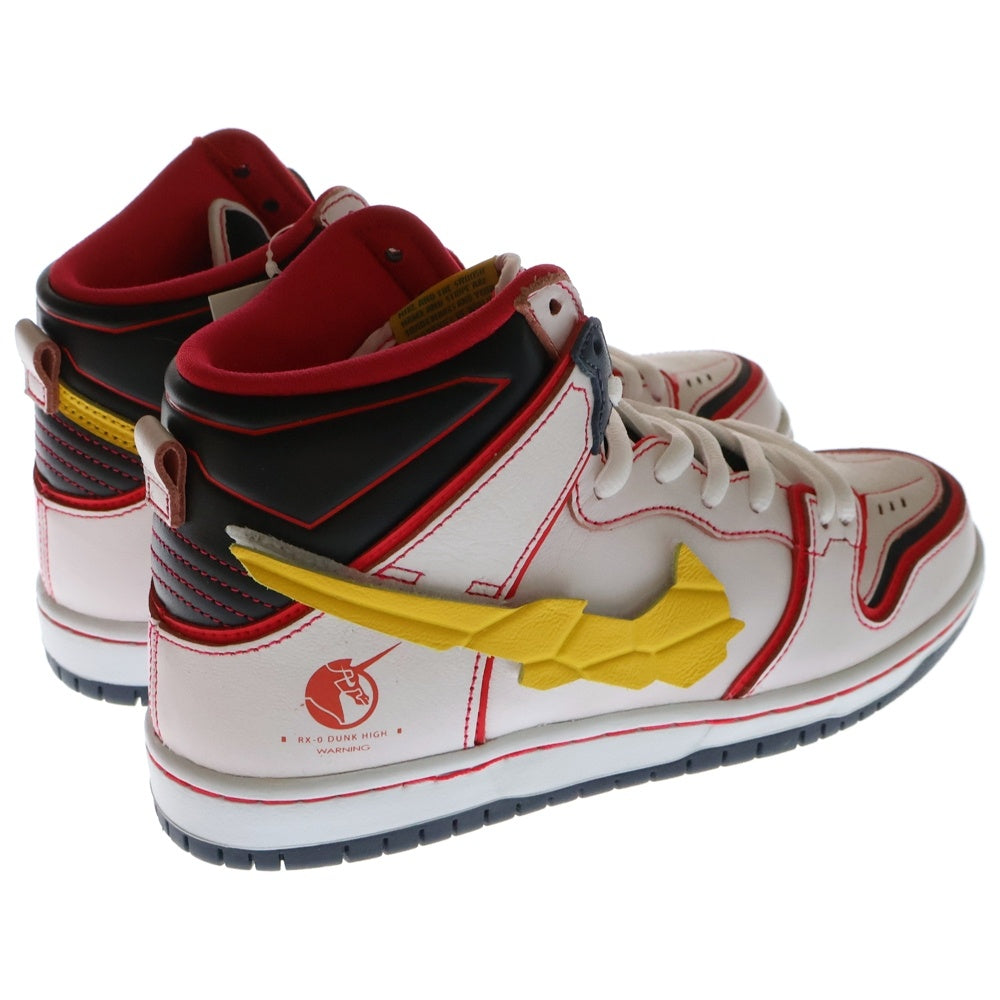 NIKE(ナイキ) ×GUNDAM UNICORN DUNK HIGH PRO QS UNICORN ガンダムユニコーン ダンク ハイカットスニーカー ホワイト US7.5/25.5cm DH7717-100