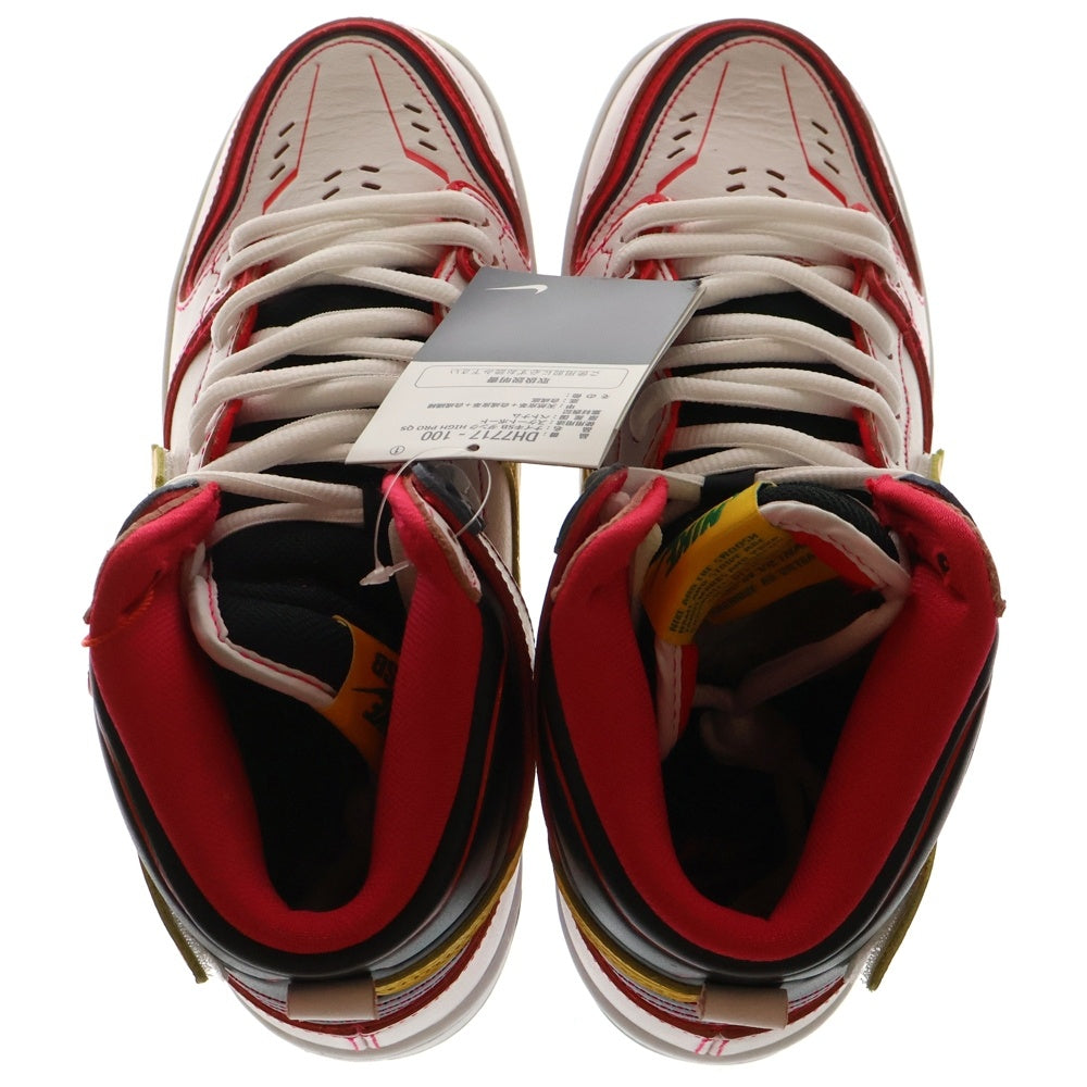 NIKE(ナイキ) ×GUNDAM UNICORN DUNK HIGH PRO QS UNICORN ガンダムユニコーン ダンク ハイカットスニーカー ホワイト US7.5/25.5cm DH7717-100