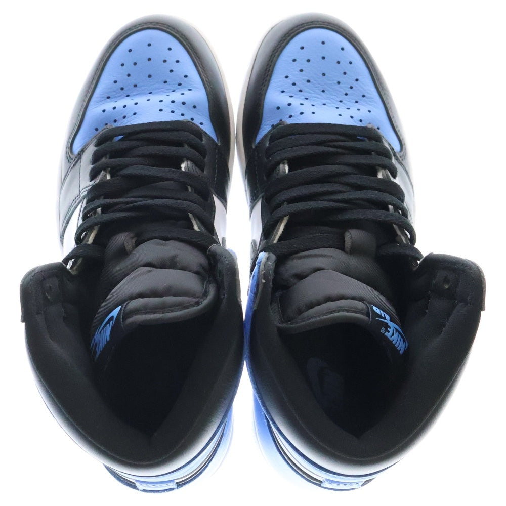 NIKE(ナイキ) AIR JORDAN 1 RETRO HI OG UNIVERSITY BLUE エアジョーダン1ハイOG ユニバーシティブルー ハイカットスニーカー ブルー/ホワイト US8/26cm DZ5485-400