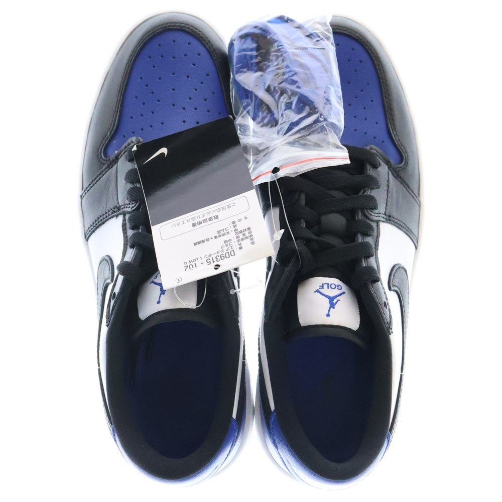 NIKE(ナイキ) AIR JORDAN 1 LOW GOLF ROYAL TOE エアジョーダン1 ロー ゴルフ ロイヤルトゥ ローカットスニーカー ブルー/ブラック/ホワイト US7.5/25.5cm DD9315-102