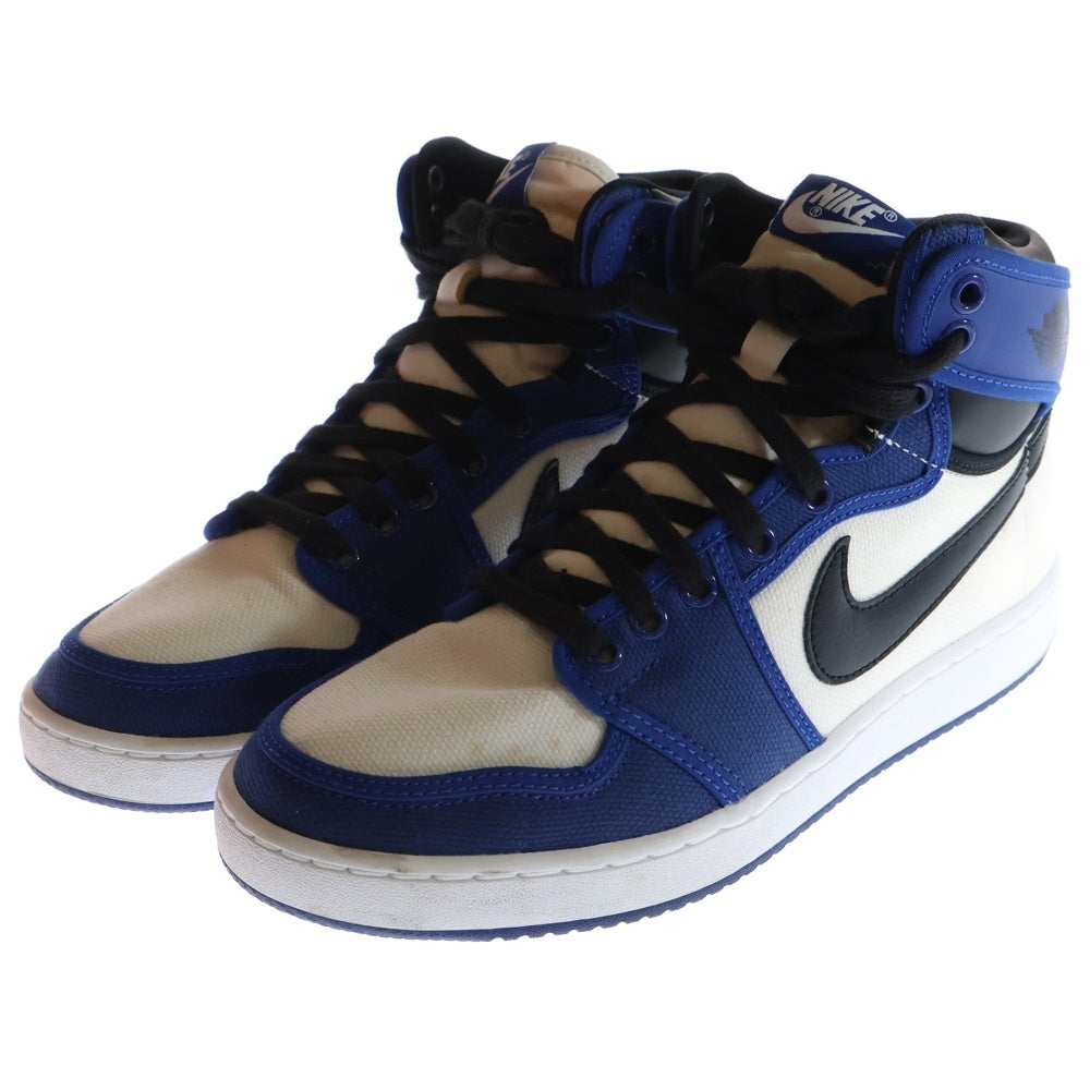 NIKE(ナイキ) AIR JORDAN 1 KO STORM BLUE エアジョーダン1 ケーオー ストームブルー ハイカットスニーカー ブルー/ホワイト US8/26cm