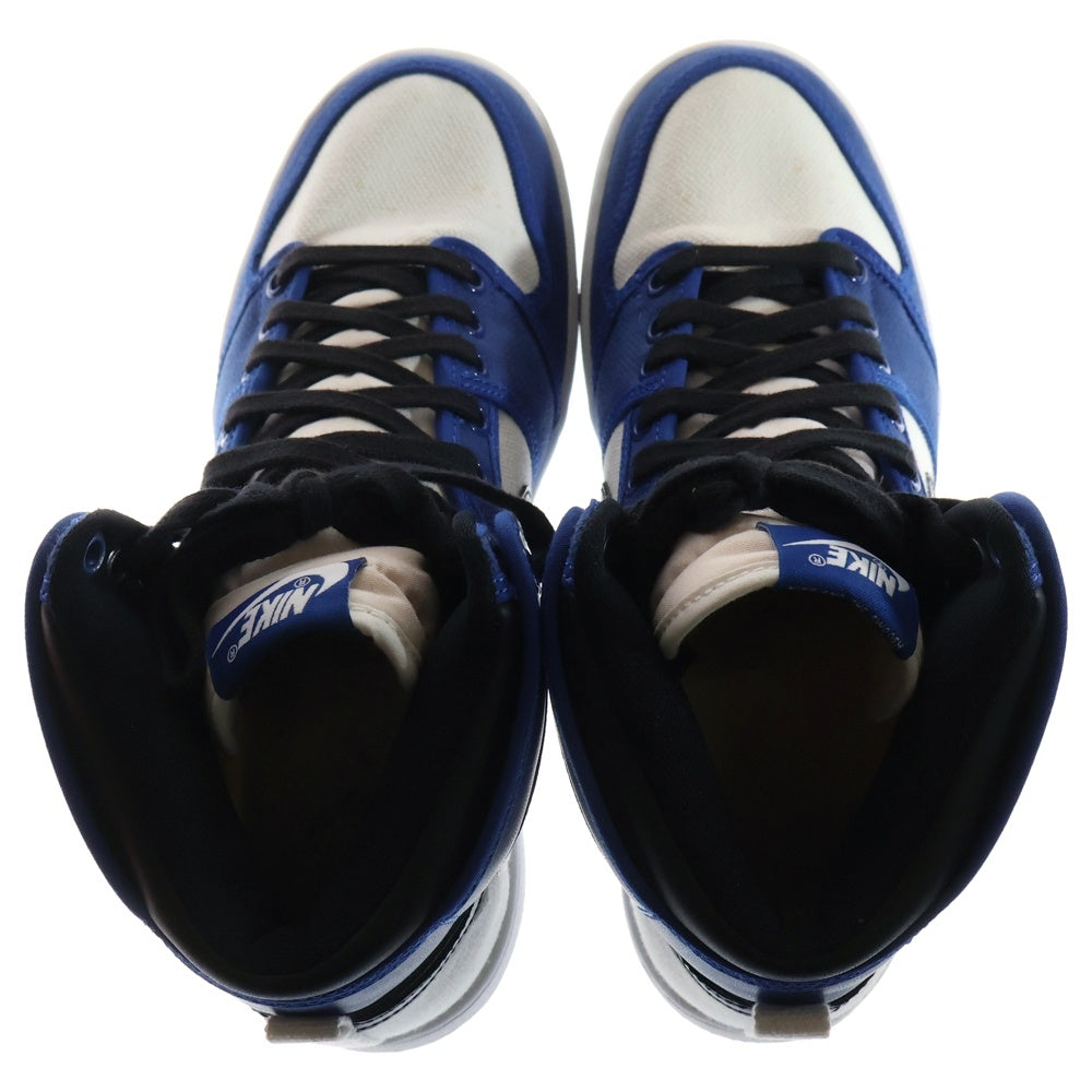NIKE(ナイキ) AIR JORDAN 1 KO STORM BLUE エアジョーダン1 ケーオー ストームブルー ハイカットスニーカー ブルー/ホワイト US8/26cm