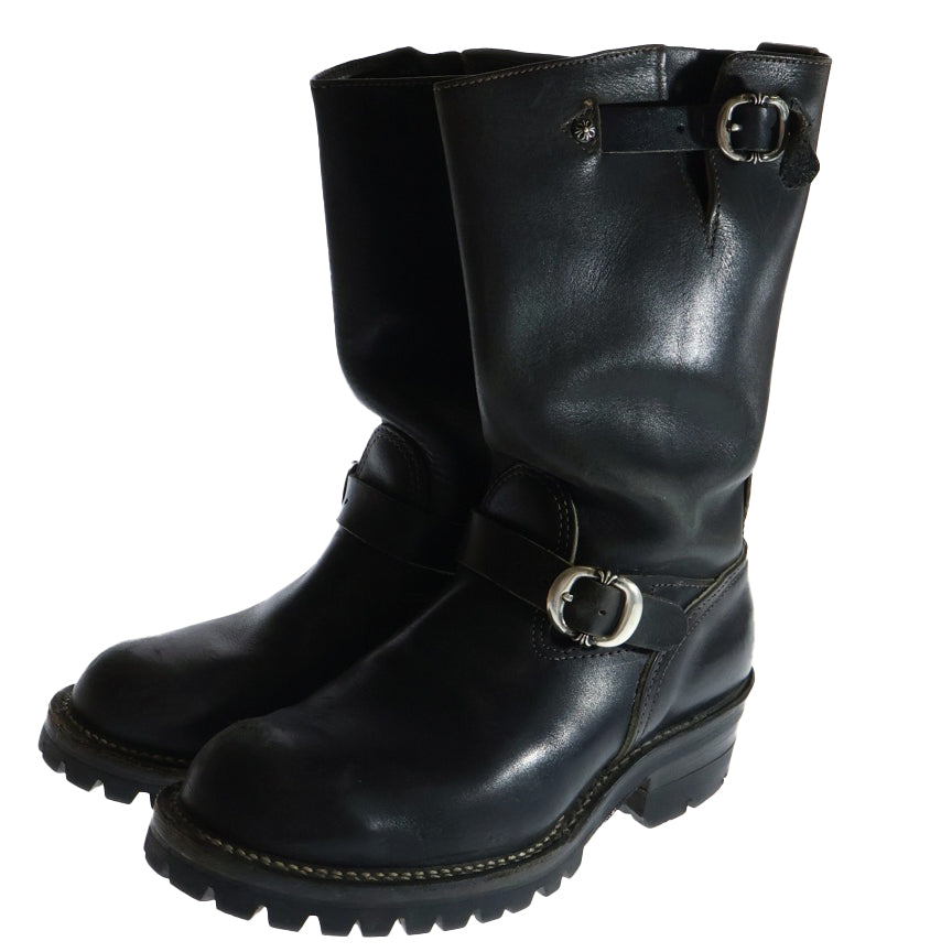 CHROME HEARTS(クロムハーツ) ×WESCO BOSS ボス ガンスリンガーレザーエンジニアブーツ ブラック