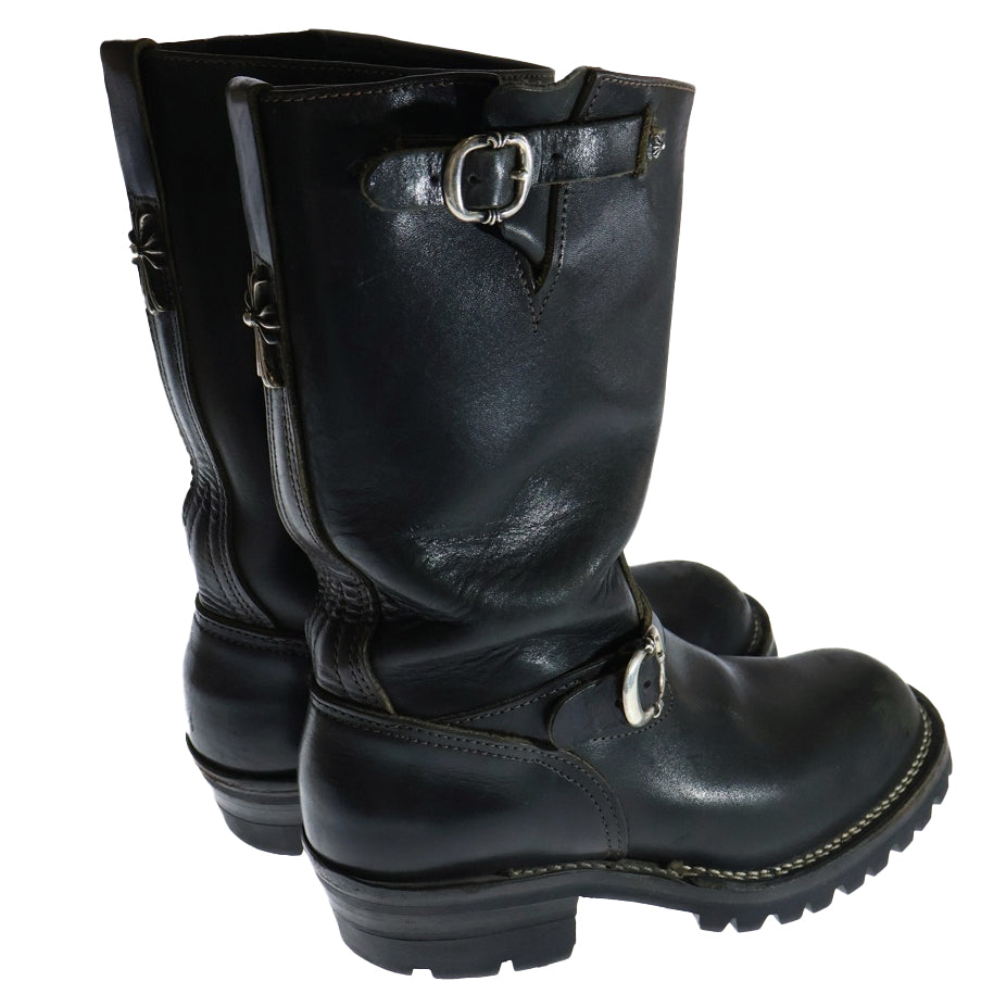 CHROME HEARTS(クロムハーツ) ×WESCO BOSS ボス ガンスリンガーレザーエンジニアブーツ ブラック