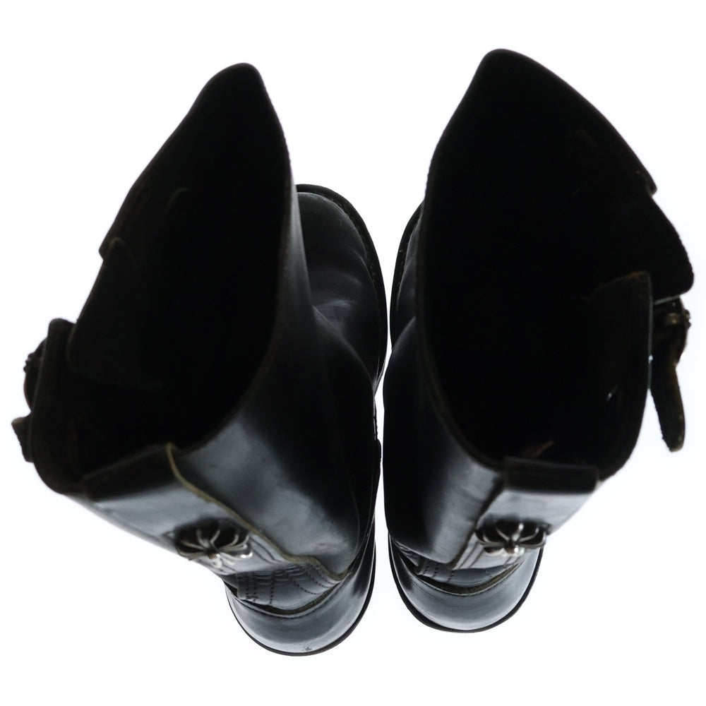 CHROME HEARTS(クロムハーツ) ×WESCO BOSS ボス ガンスリンガーレザーエンジニアブーツ ブラック