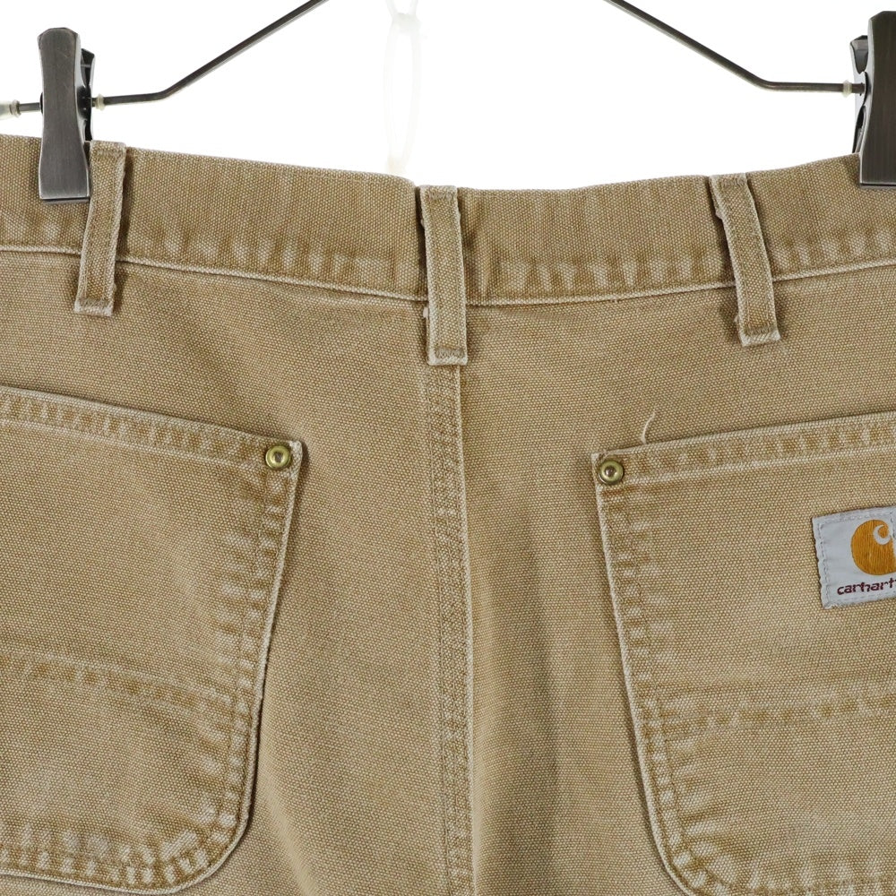 Carhartt(カーハート) Dungaree Fit Double Knee ダブルニー コットンダック カーペンターパンツ ブラウン