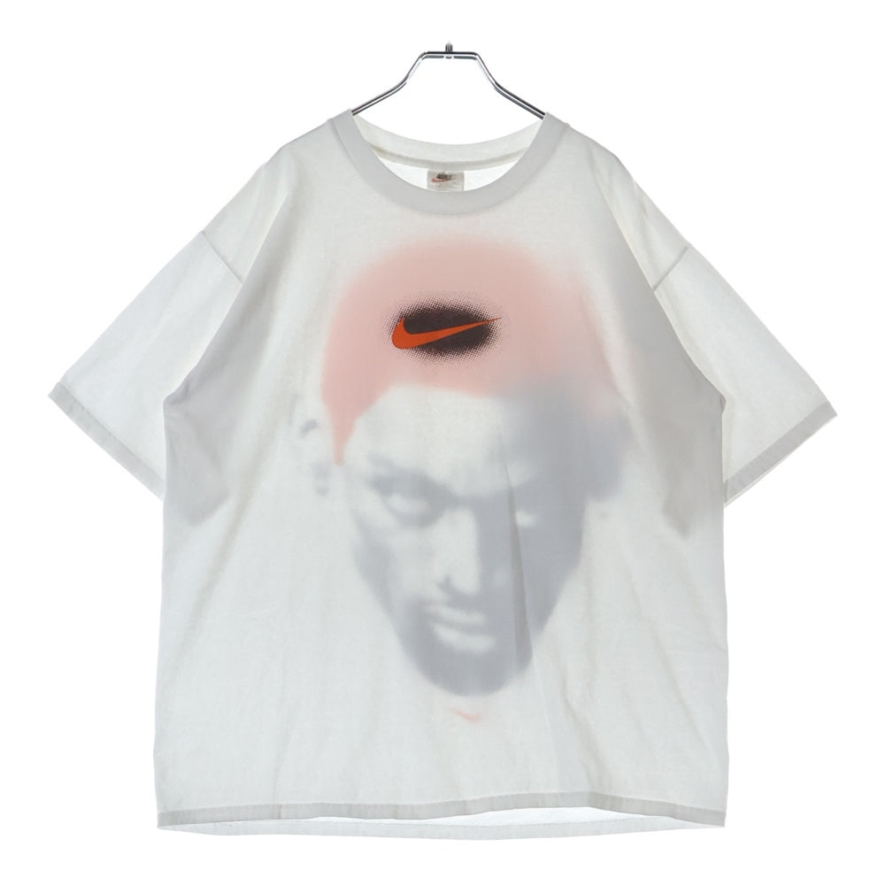 NIKE(ナイキ) 90S デニスロッドマン クルーネック半袖Tシャツカットソー ホワイト