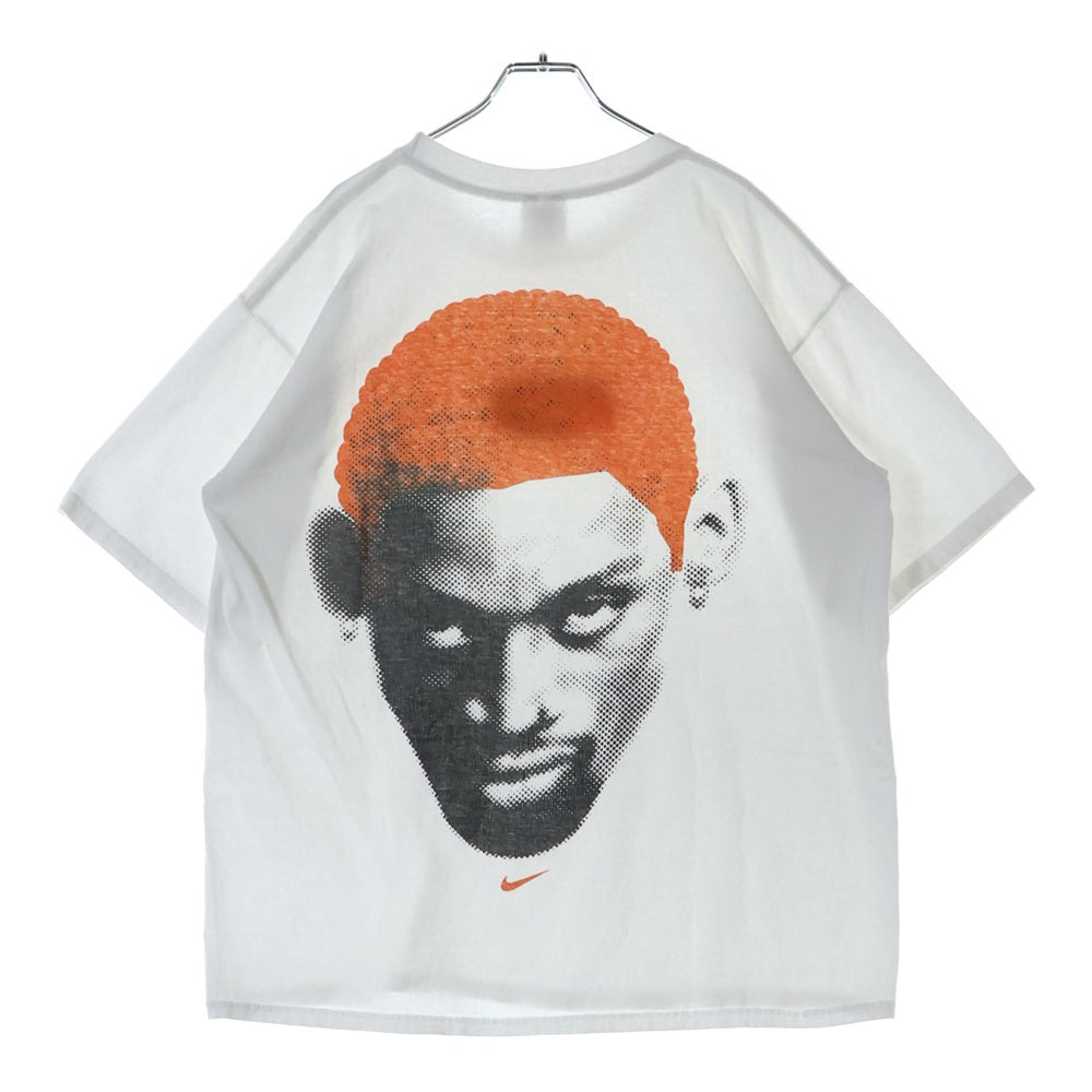 NIKE(ナイキ) 90S デニスロッドマン クルーネック半袖Tシャツカットソー ホワイト