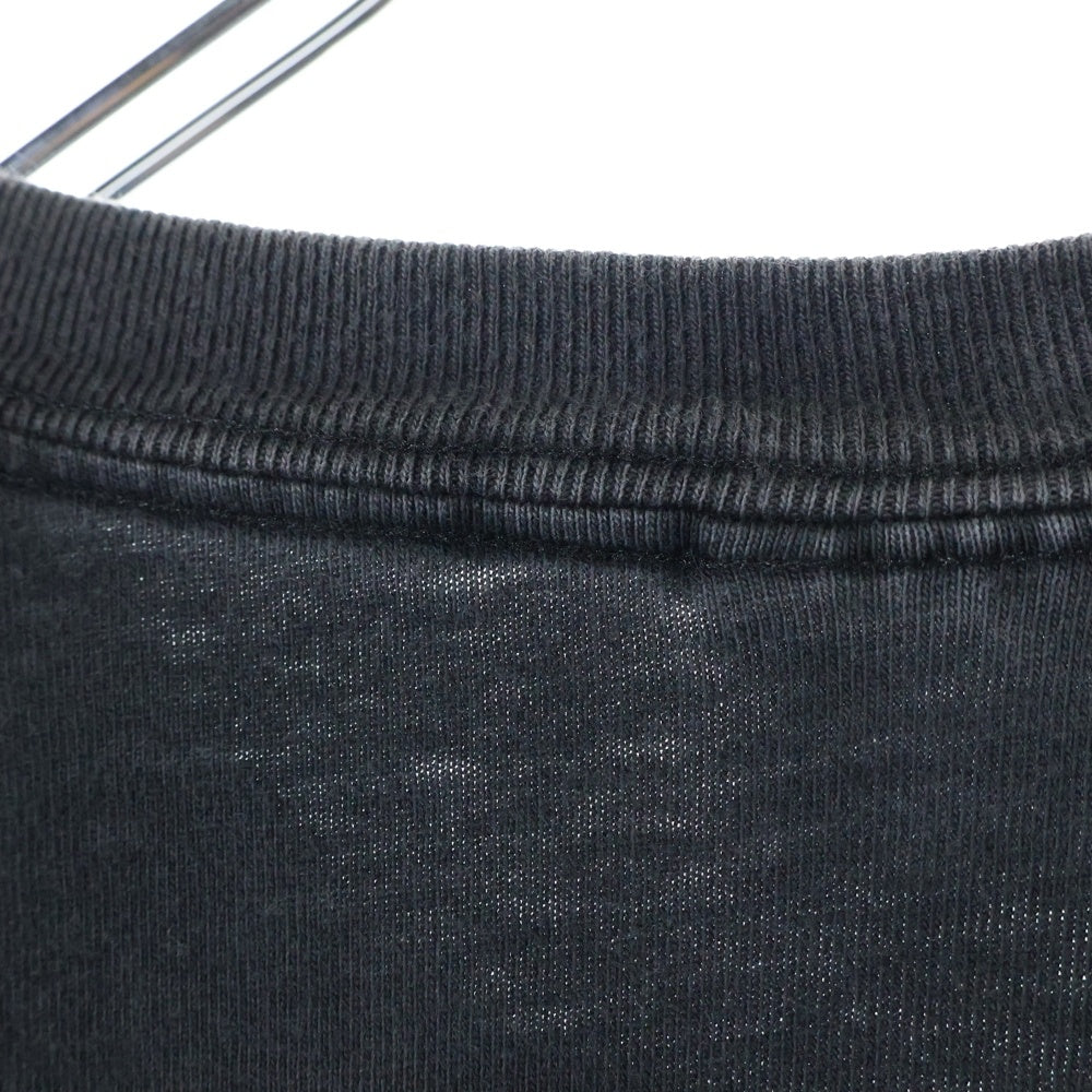 VINTAGE(ヴィンテージ) Hanes BEFFY Tag 両面プリントクルーネック半袖Tシャツカットソー ブラック/パープル