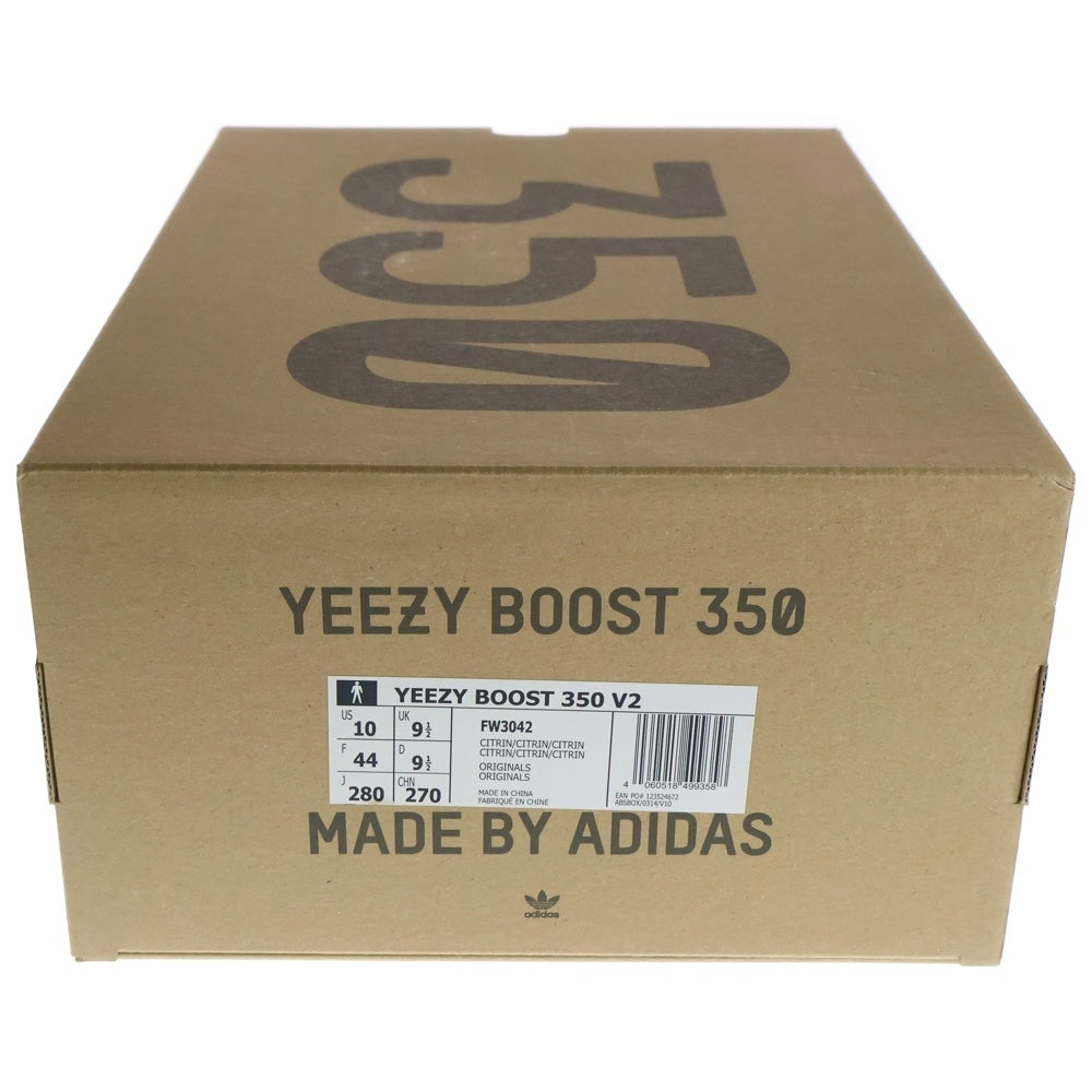 adidas(アディダス) YEEZY Boost 350 V2 Citrin イージーブースト シトリン ローカットスニーカーUS10/28cm ホワイト FW3042
