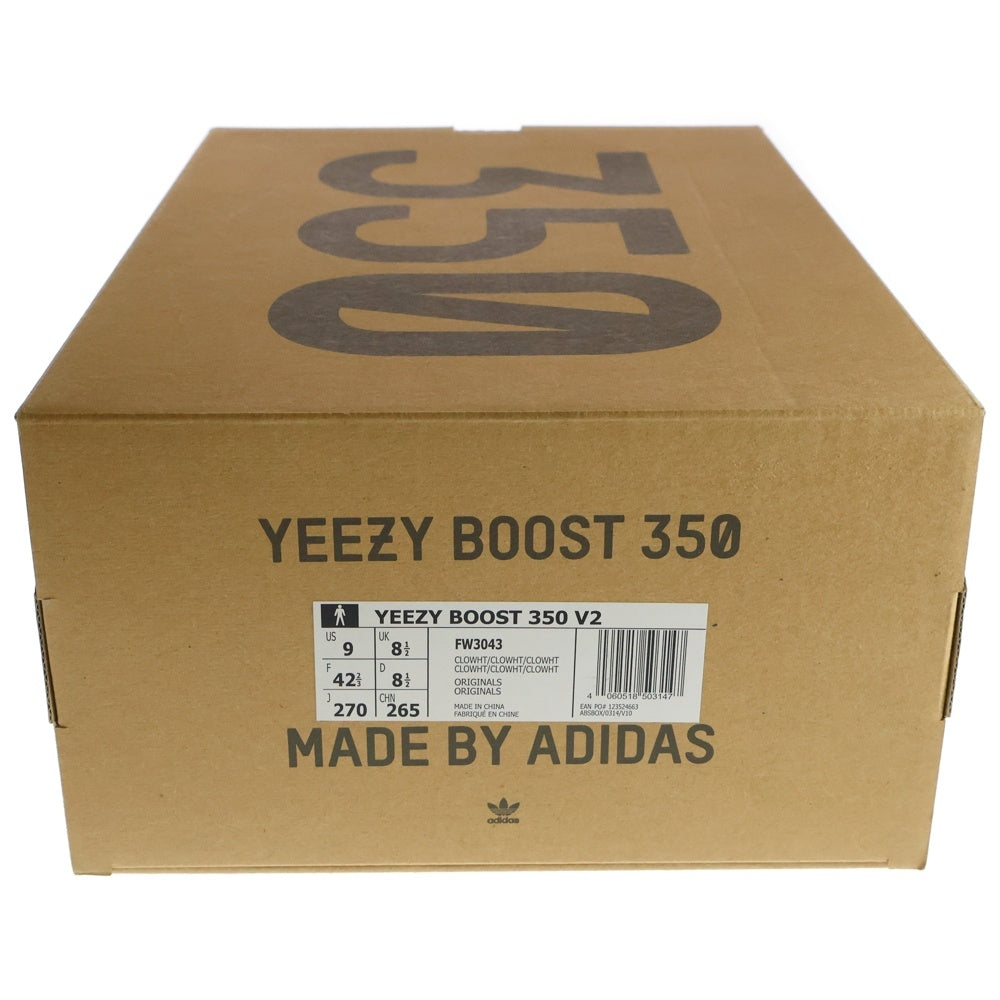 adidas(アディダス) YEEZY Boost 350 V2 Cloud White イージーブースト クラウドホワイト ローカットスニーカー US9/27cm FW3043