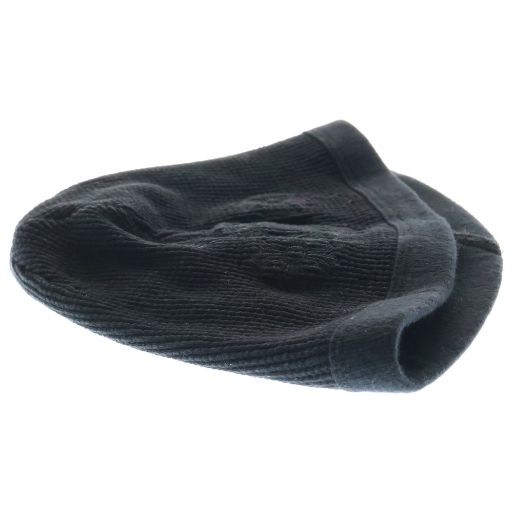 CHROME HEARTS(クロムハーツ) THERMAL BEANIE CH ホースシュー刺繍 サーマルニットビーニー ニットキャップ 帽子 ブラック