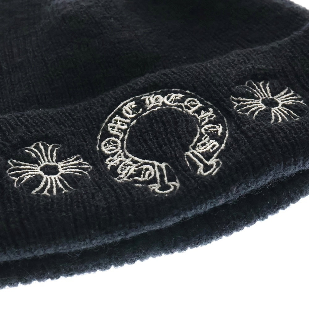CHROME HEARTS(クロムハーツ) WOOL WATCH CAP CHプラスホースシューニットキャップ ビーニー帽子