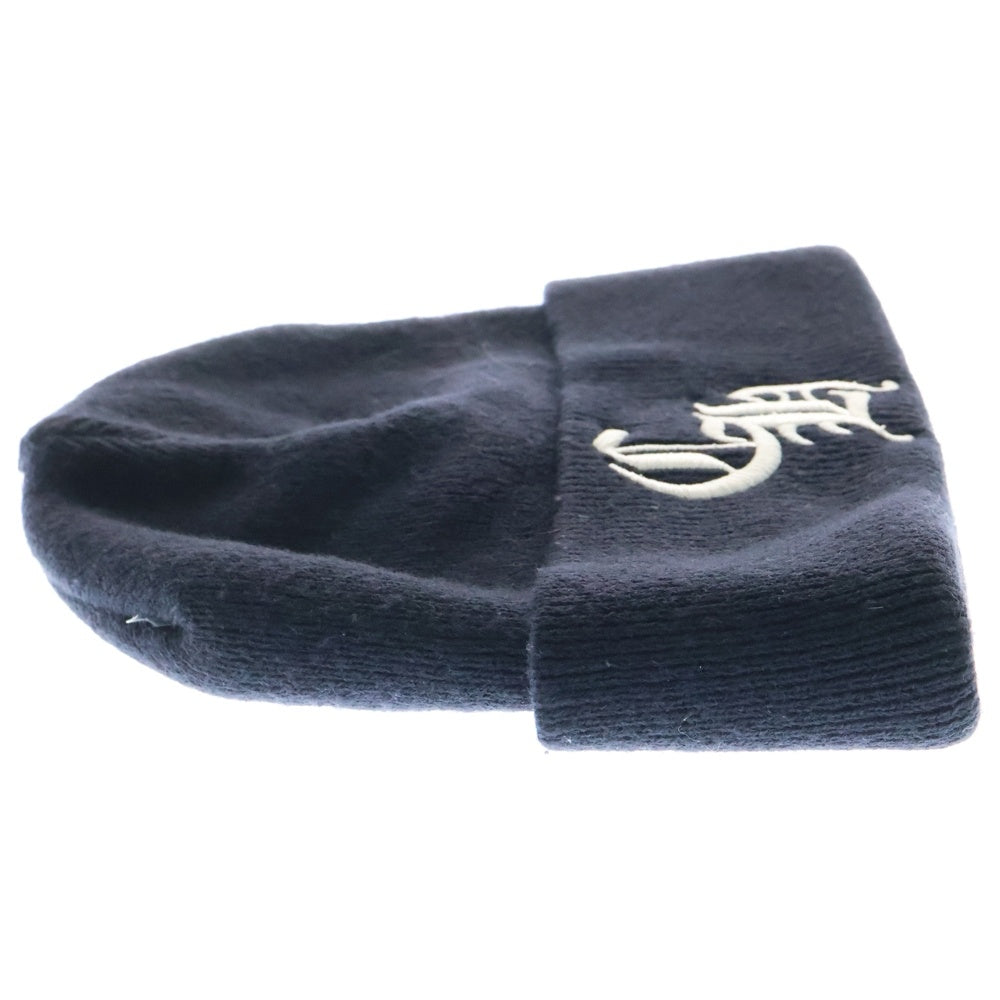 CHROME HEARTS(クロムハーツ) WATCH CAP ワッチキャップ CHロゴ刺繍 ニットビーニー ニットキャップ 帽子 ブラック