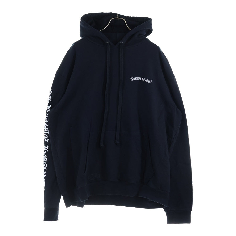 CHROME HEARTS(クロムハーツ) SCROOL HOODIE スクロールラベル プルオーバーパーカー フーディー ブラック