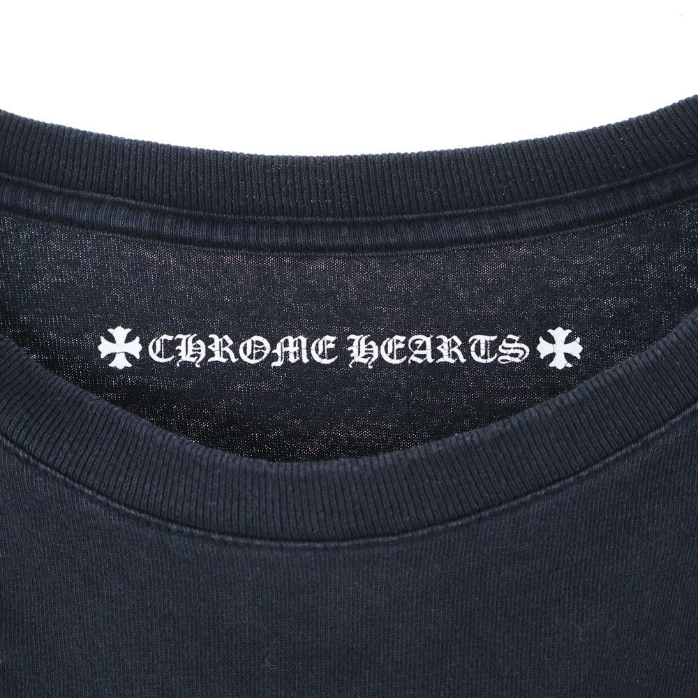 CHROME HEARTS(クロムハーツ) ×MATTY BOY PPO PRETENSE LS Tee×マッティーボーイ プリテンス バックプリント クルーネック長袖Tシャツカットソー ブラック