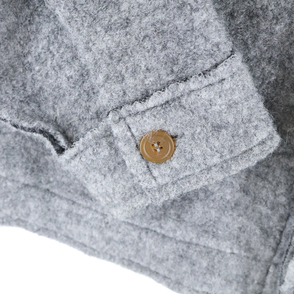 Vivienne Westwood(ヴィヴィアンウエストウッド) メルトンウールシャツジャケット グレー VW-J2-77983