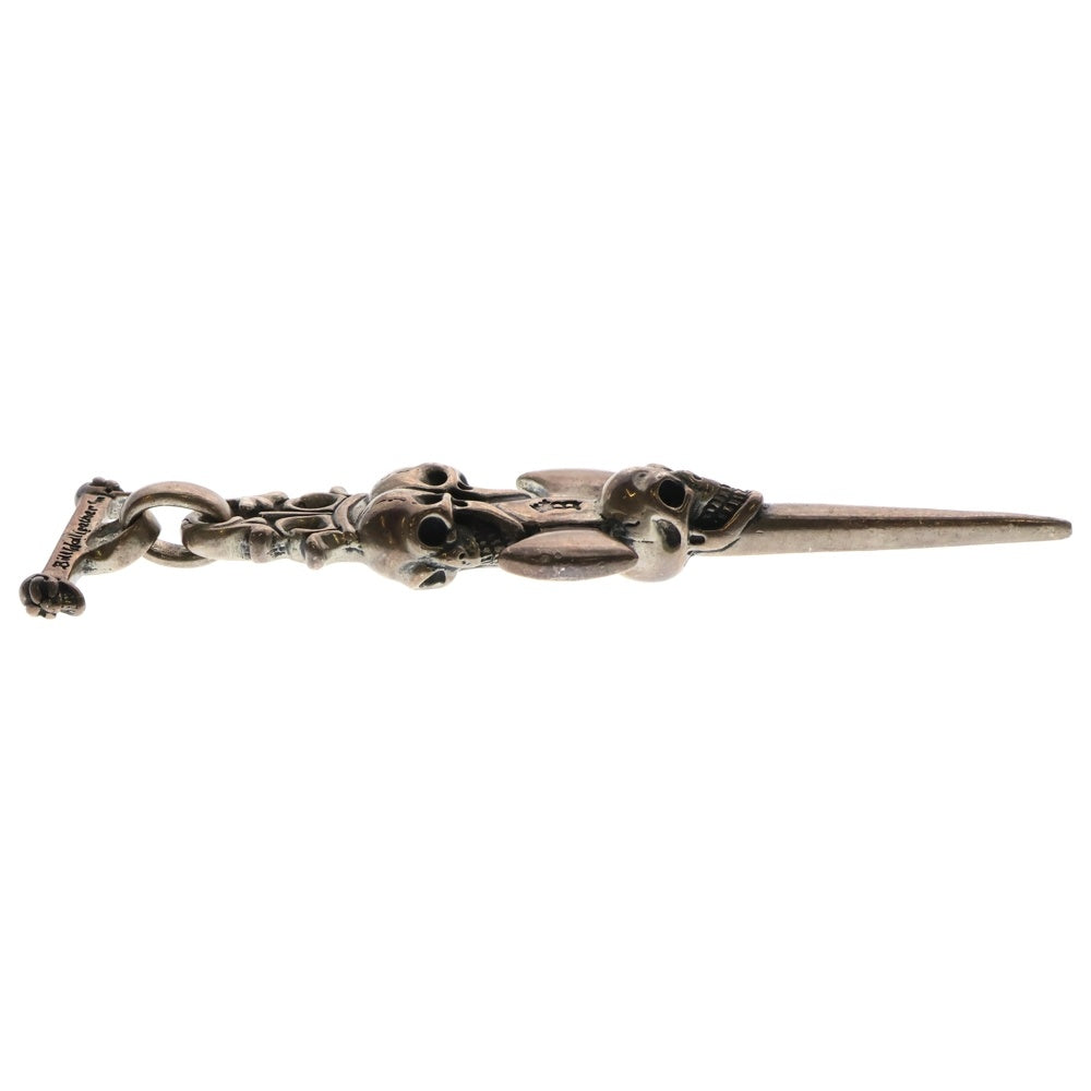 Bill Wall Leather/BWL(ビルウォールレザー) TRIPLE G.L.S DAGGER トリプルスカル ダガー シルバー ペンダントトップ