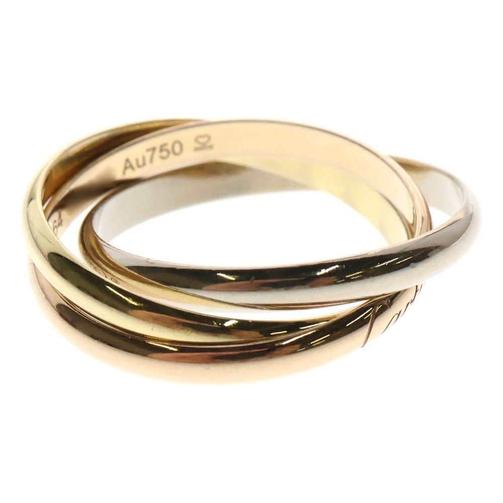 Cartier(カルティエ) トリニティリング Au750 ホワイトゴールド イエローゴールド #64
