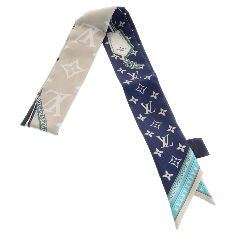 LOUIS VUITTON(ルイヴィトン) バンドーBB アルティメット シルクスカーフ ブルーマリーヌ ブルー M77778