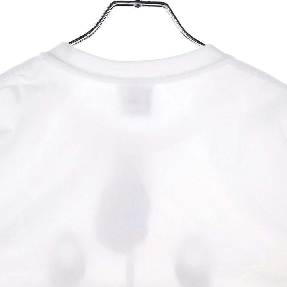 A BATHING APE(アベイシングエイプ) COLOR CAMO SHARK TEE カラーカモ シャーク クルーネック半袖Tシャツカットソー レディース ホワイト/ネイビー 001TEL802062L