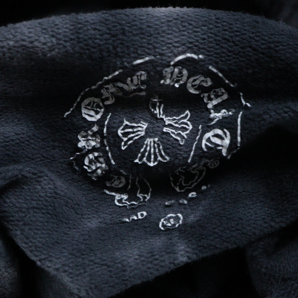 CHROME HEARTS(クロムハーツ) Horseshoe Hoodie Black Tie Dye タイダイ柄 ホースシュー プルオーバーパーカー グレー