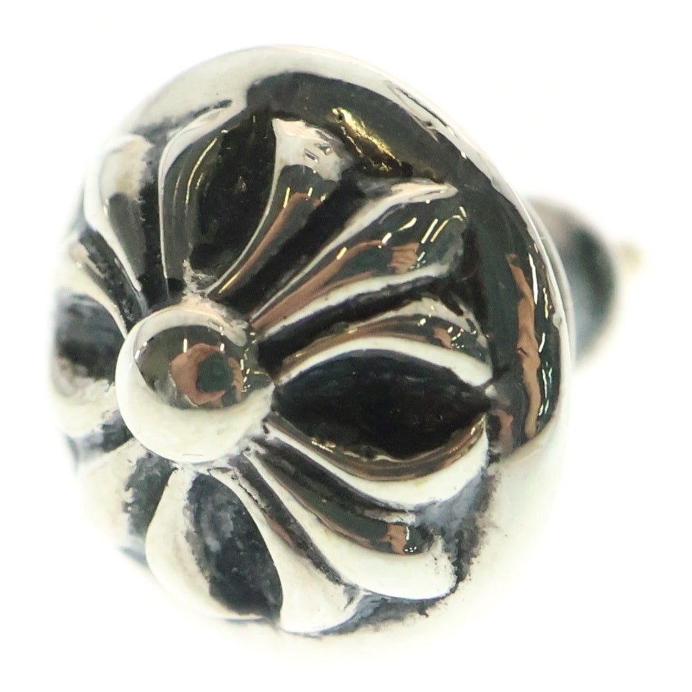 CHROME HEARTS(クロムハーツ) STUD CRSBLL クロスボールスタッドピアス シルバー BCA110
