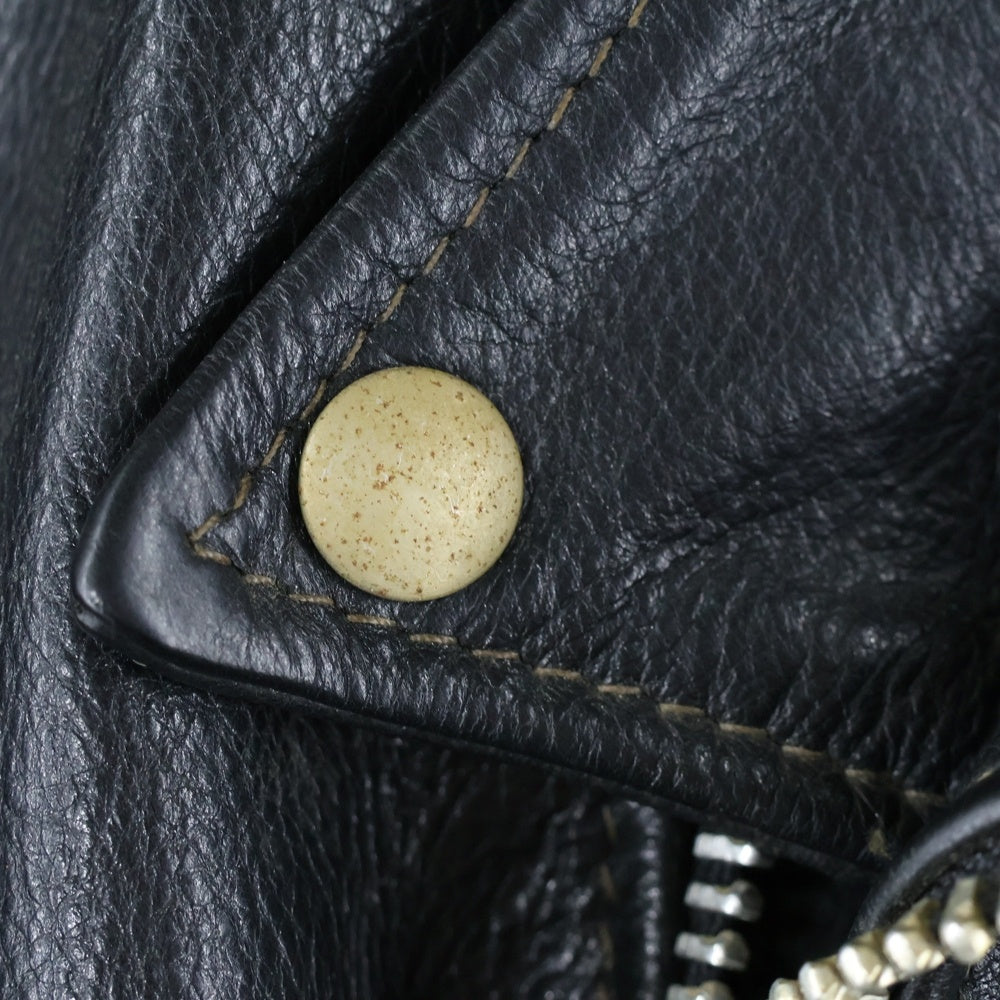 SCHOTT(ショット) NYLON別注 ワンスターダブルライダース ジャケット ブラック 613XN