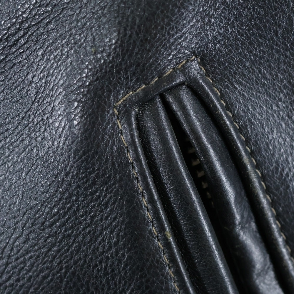 SCHOTT(ショット) NYLON別注 ワンスターダブルライダース ジャケット ブラック 613XN
