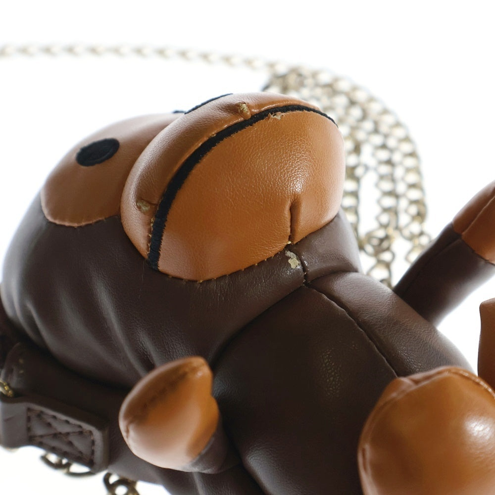 A BATHING APE(アベイシングエイプ) BABY MILO MINI SHOULDER BAG ベイビーマイロ ミニチェーンショルダーバッグ ブラウン 2K70190002