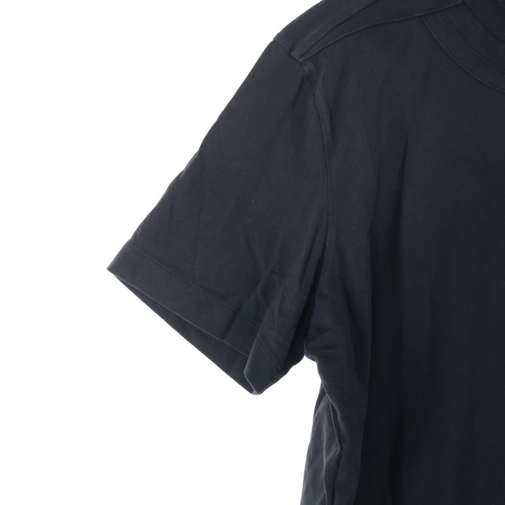 MONCLER(モンクレール) SS TSHIRT フロントレタリングロゴ クルーネック半袖Tシャツカットソー ブラック I-20918C00053 89A17