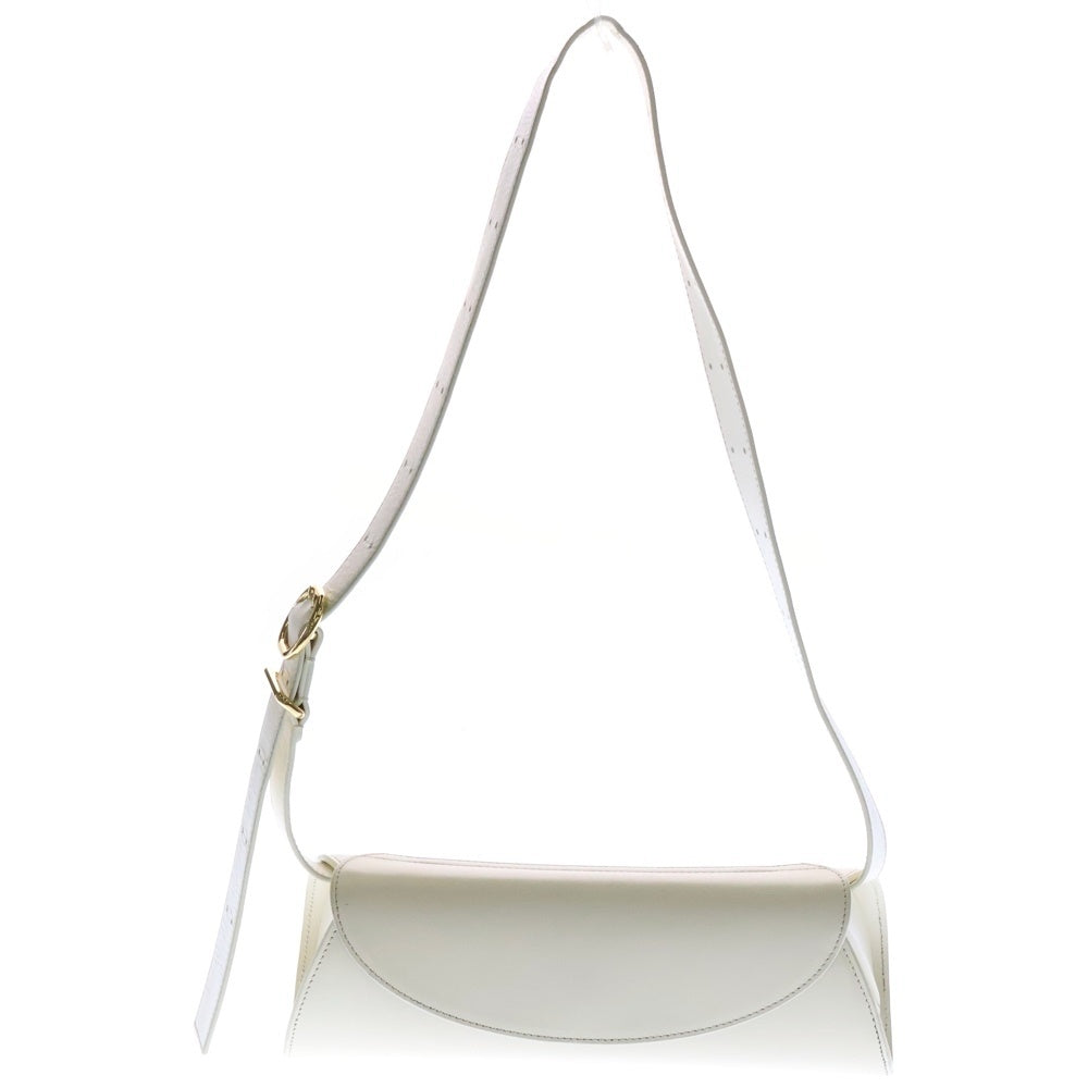 JIL SANDER(ジルサンダー) Cannolo SMALL カンノーロ レザースモールショルダーバッグ レディース アイボリー J07WD0023P4840106