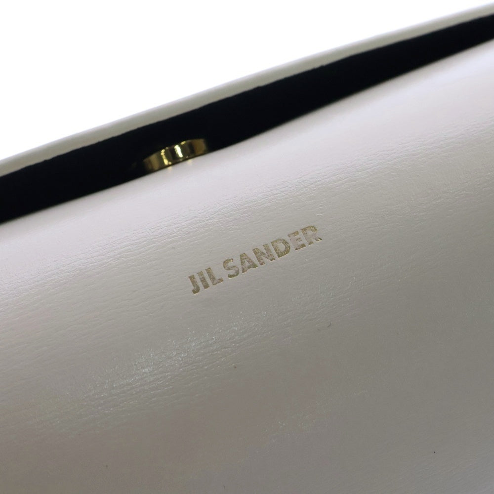 JIL SANDER(ジルサンダー) Cannolo SMALL カンノーロ レザースモールショルダーバッグ レディース アイボリー J07WD0023P4840106