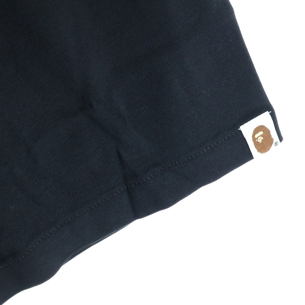 A BATHING APE(アベイシングエイプ) MAP CAMO BY BATHING APE RELAXED FIT TEE マップカモ リラックスフィット クルーネック半袖Tシャツカットソー ブラック 001TEL301342M