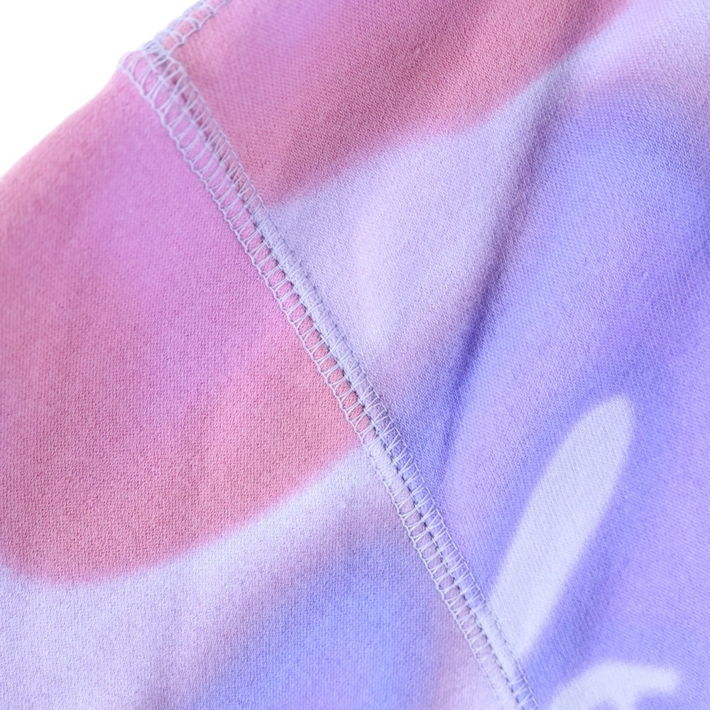 A BATHING APE(アベイシングエイプ) LIQUID CAMO CREWNECK リキッドカモ クルーネック長袖スウェットシャツ パープル/ピンク 001SWK302001L