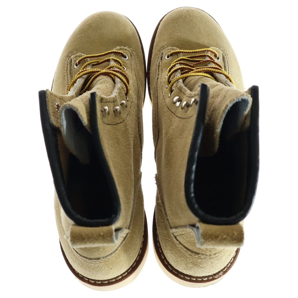 RED WING(レッド ウイング) 6inch LINEMAN 6インチ ラインマン スウェードレースアップシューズ ベージュ 2925