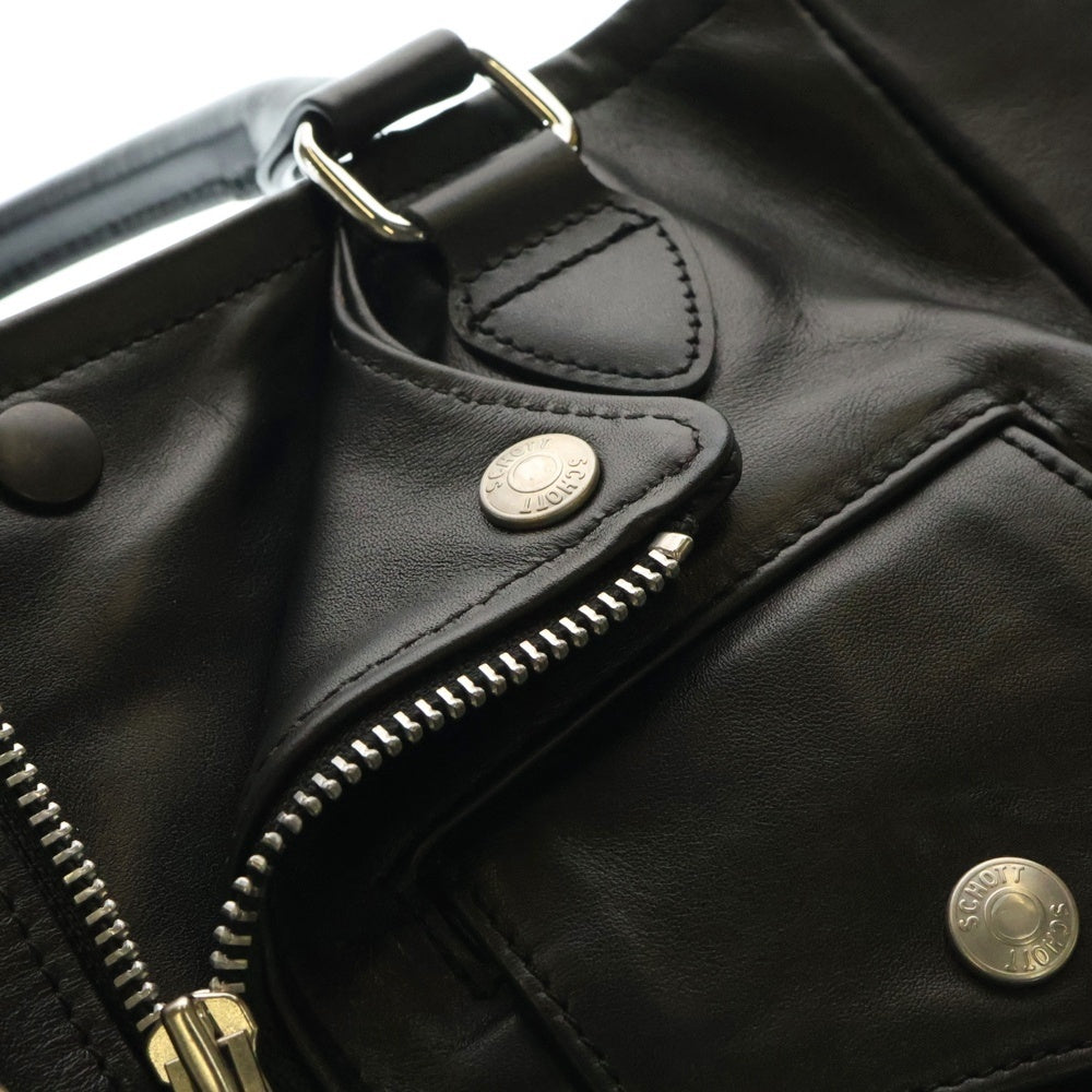 SCHOTT(ショット) MINI RIDERS TOTE BAG ミニライダーストートバッグ ブラック 782-3976009