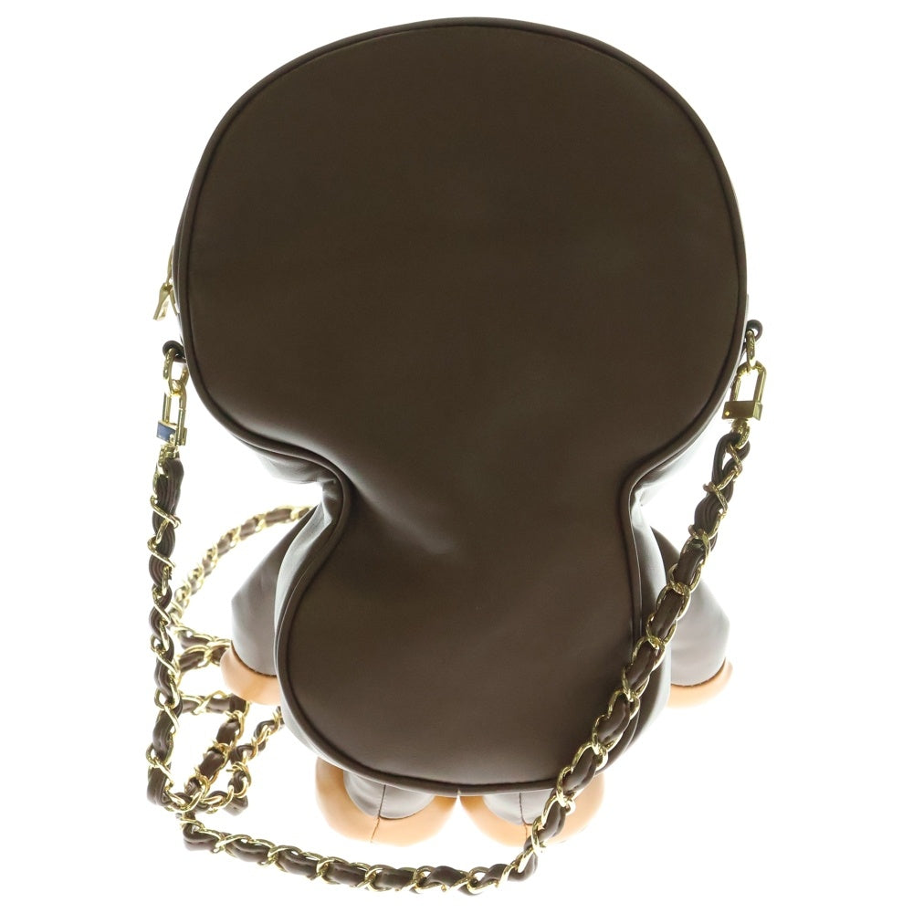 A BATHING APE(アベイシングエイプ) BABY MILO PLUSH DOLL CHAIN SHOULDER BAG ベイビーマイロ チェーンショルダーバッグ ブラウン