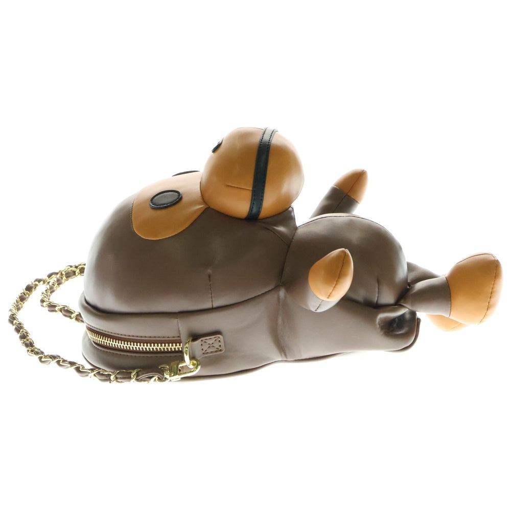 A BATHING APE(アベイシングエイプ) BABY MILO PLUSH DOLL CHAIN SHOULDER BAG ベイビーマイロ チェーンショルダーバッグ ブラウン