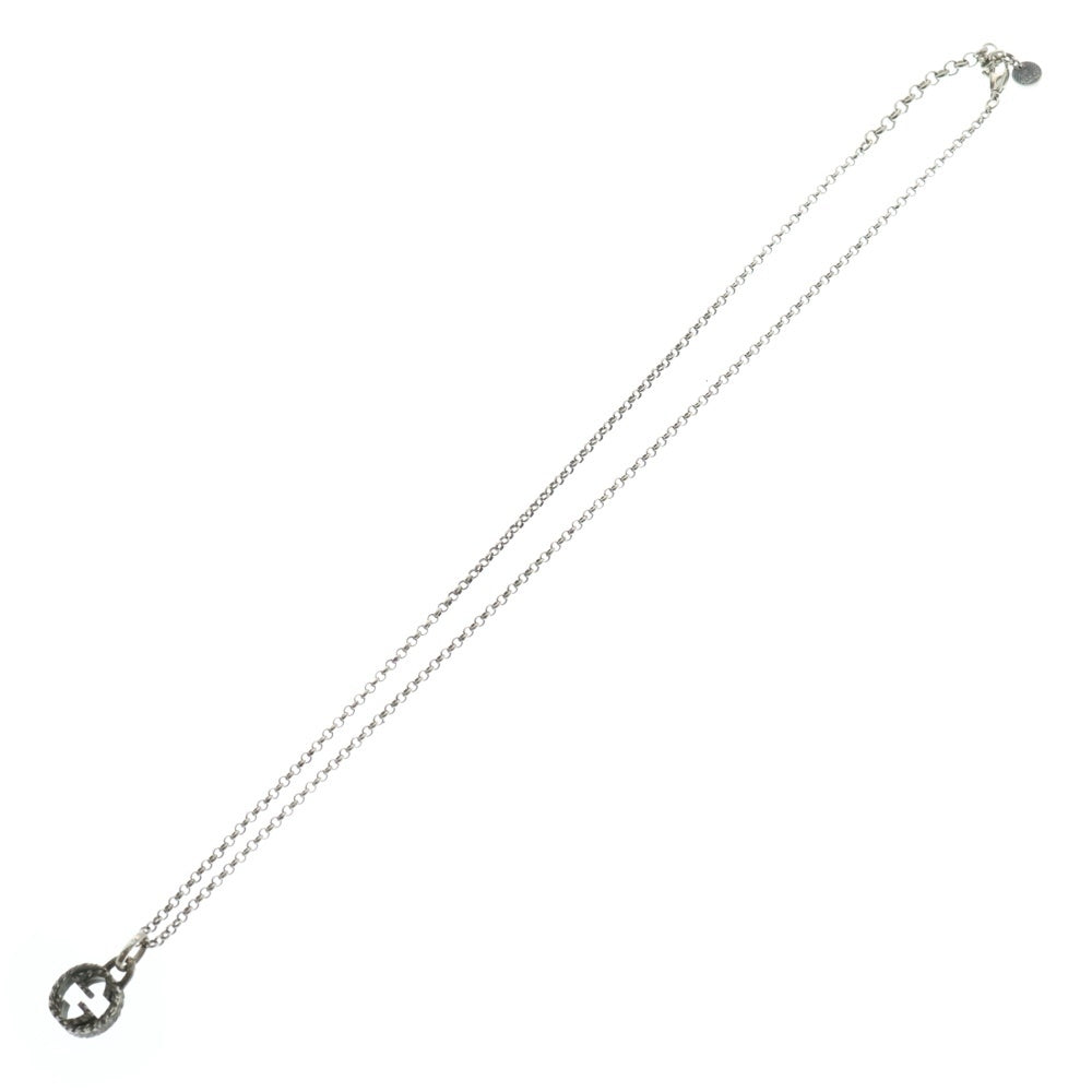 GUCCI(グッチ) インターロッキング GGネックレス シルバー