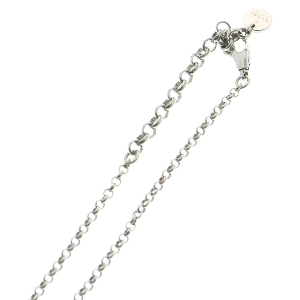 GUCCI(グッチ) インターロッキング GGネックレス シルバー