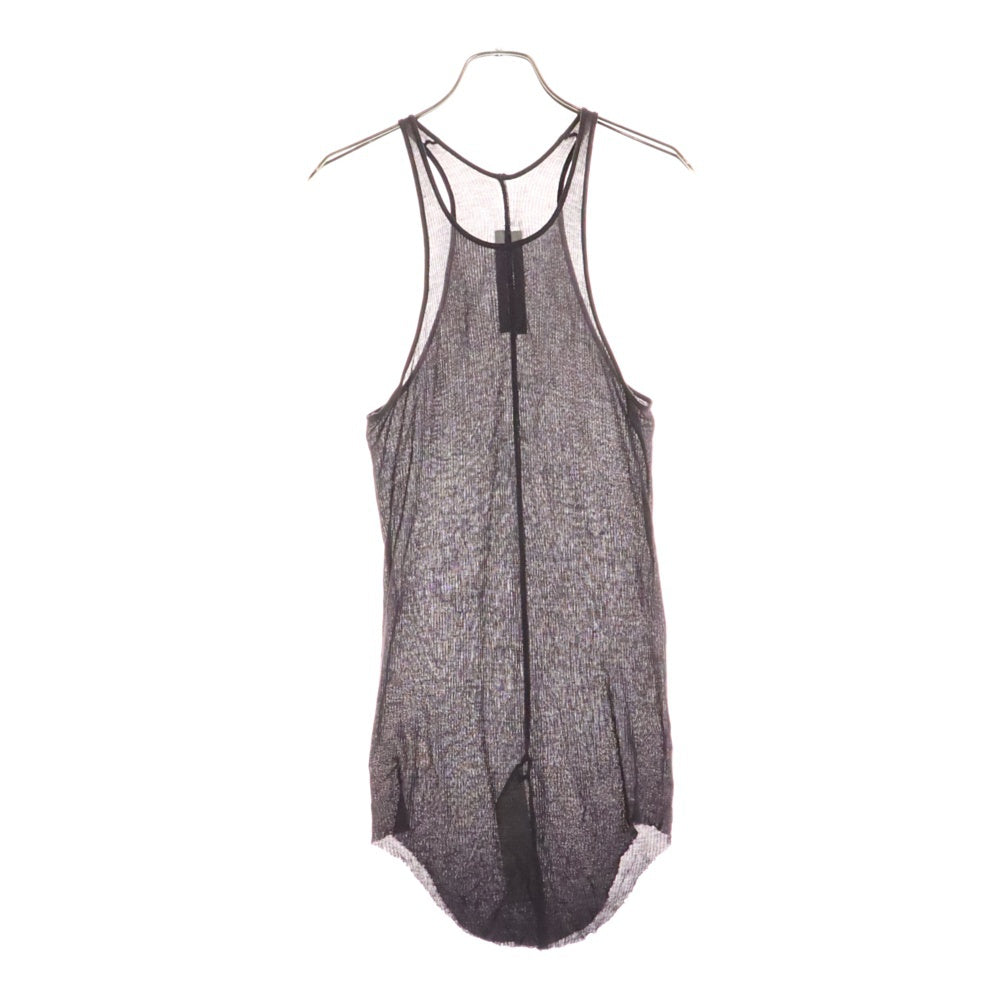 Rick Owens(リックオウエンス) 21SS PLUM プラム ダメージ加工タンクトップ パープル RP21S3101-RC