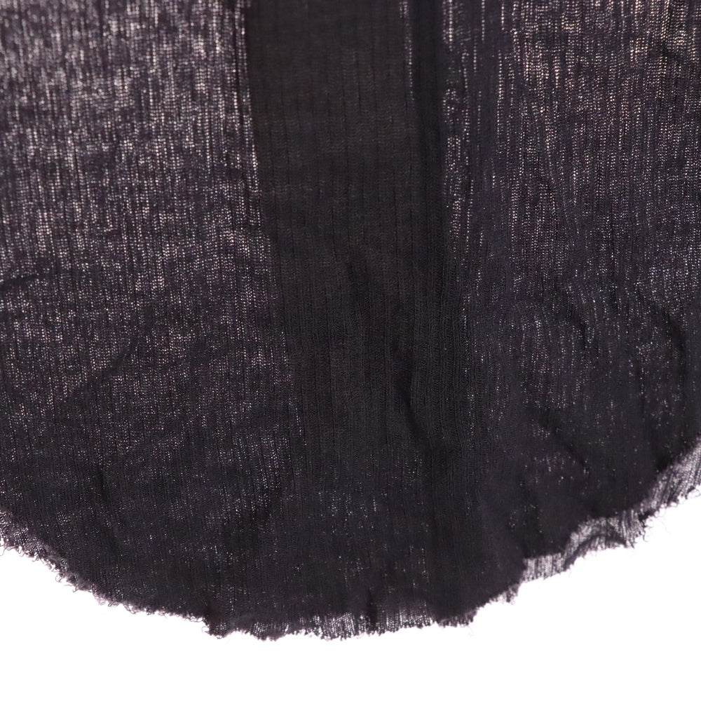 Rick Owens(リックオウエンス) 21SS PLUM プラム ダメージ加工タンクトップ パープル RP21S3101-RC