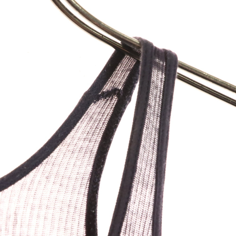 Rick Owens(リックオウエンス) 21SS PLUM プラム ダメージ加工タンクトップ パープル RP21S3101-RC