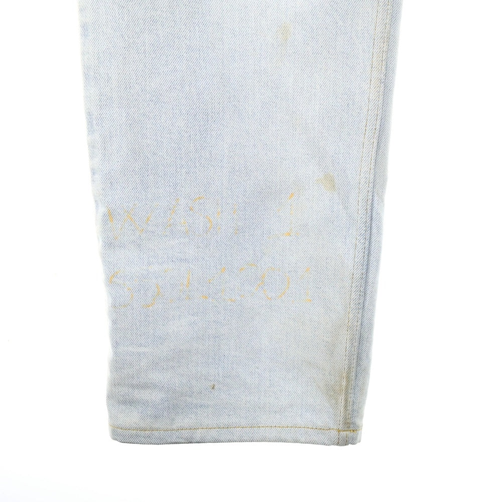 Martin Margiela(マルタンマルジェラ) 21SS Split Denim スプリット再構築ダメージ加工デニムパンツ インディゴ S50LA0175